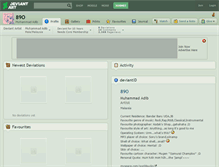 Tablet Screenshot of 89o.deviantart.com