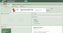 Desktop Screenshot of ame72.deviantart.com