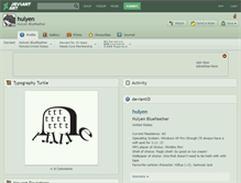 Tablet Screenshot of hulyen.deviantart.com