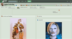 Desktop Screenshot of imaginetheending.deviantart.com
