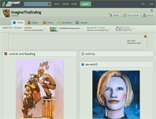 Tablet Screenshot of imaginetheending.deviantart.com