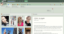 Desktop Screenshot of lindsn.deviantart.com