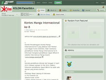 Tablet Screenshot of koloni-fanartist.deviantart.com