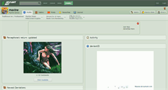 Desktop Screenshot of maxine.deviantart.com