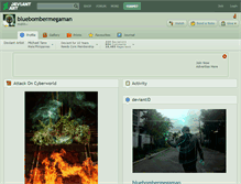 Tablet Screenshot of bluebombermegaman.deviantart.com