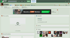 Desktop Screenshot of dpmaster.deviantart.com