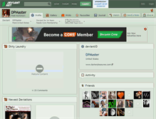 Tablet Screenshot of dpmaster.deviantart.com