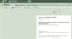 Desktop Screenshot of dantetw.deviantart.com