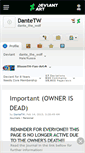 Mobile Screenshot of dantetw.deviantart.com