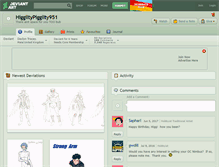 Tablet Screenshot of higgiltypiggilty951.deviantart.com
