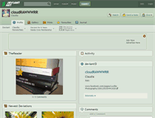 Tablet Screenshot of cloudrawwwrr.deviantart.com