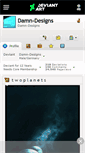 Mobile Screenshot of damn-designs.deviantart.com