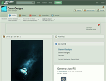 Tablet Screenshot of damn-designs.deviantart.com