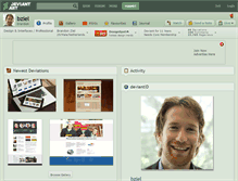 Tablet Screenshot of bziel.deviantart.com