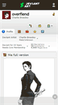 Mobile Screenshot of overfiend.deviantart.com