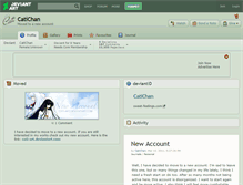 Tablet Screenshot of catichan.deviantart.com