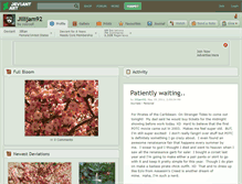 Tablet Screenshot of jillijam92.deviantart.com