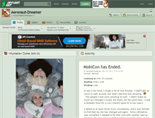 Tablet Screenshot of aeronaut-dreamer.deviantart.com