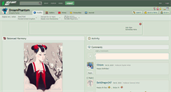 Desktop Screenshot of dreamphantom.deviantart.com