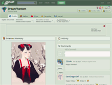 Tablet Screenshot of dreamphantom.deviantart.com