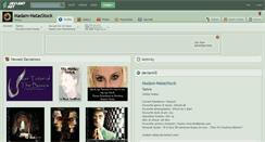 Desktop Screenshot of madam-natasstock.deviantart.com