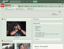 Tablet Screenshot of flattened.deviantart.com