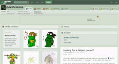 Desktop Screenshot of mutantturtlesclub.deviantart.com
