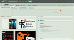 Desktop Screenshot of lincolnj.deviantart.com