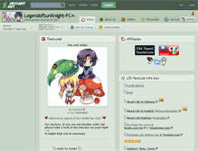 Tablet Screenshot of legendofsunknight-fc.deviantart.com