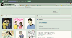 Desktop Screenshot of everything-anime.deviantart.com