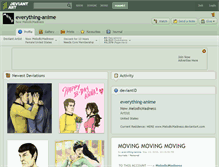 Tablet Screenshot of everything-anime.deviantart.com