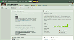 Desktop Screenshot of love-for-animals.deviantart.com