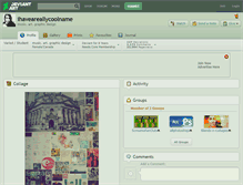 Tablet Screenshot of ihaveareallycoolname.deviantart.com