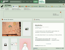 Tablet Screenshot of mrchippy.deviantart.com