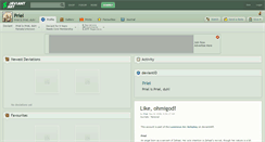 Desktop Screenshot of priel.deviantart.com