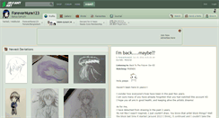 Desktop Screenshot of forevernura123.deviantart.com