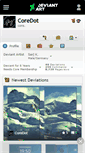 Mobile Screenshot of coredot.deviantart.com