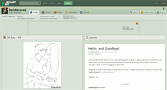 Desktop Screenshot of darkraven44.deviantart.com