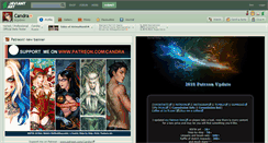 Desktop Screenshot of candra.deviantart.com