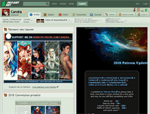 Tablet Screenshot of candra.deviantart.com