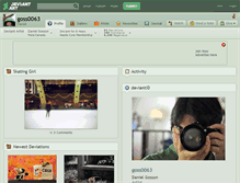 Tablet Screenshot of goss0063.deviantart.com