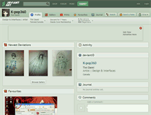 Tablet Screenshot of k-pop360.deviantart.com