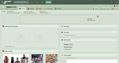Desktop Screenshot of maleo1122.deviantart.com