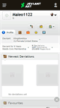 Mobile Screenshot of maleo1122.deviantart.com