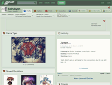 Tablet Screenshot of koinukyon.deviantart.com