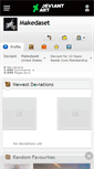 Mobile Screenshot of makedaset.deviantart.com