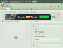 Tablet Screenshot of h-click.deviantart.com