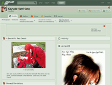 Tablet Screenshot of keysoto-yami-soto.deviantart.com