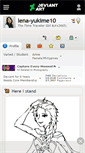 Mobile Screenshot of lena-yukime10.deviantart.com