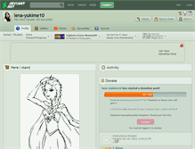 Tablet Screenshot of lena-yukime10.deviantart.com